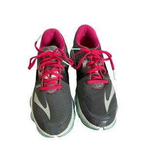 Brooks Cadence Running Shoes Wmns 11B Gray Pink Stability Athletic Minimalist